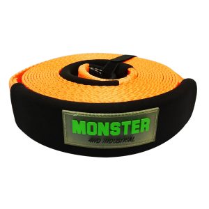רצועת גרירה/חילוץ אלסטית 8 טון - אורך 9 מטר MONSTER