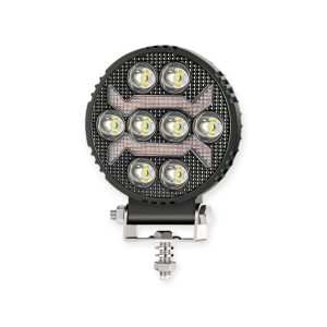 פנס לד עגול + תאורה כתומה