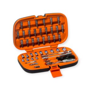 ‏סט בוקסות דרייב 1/4 GS King Tools