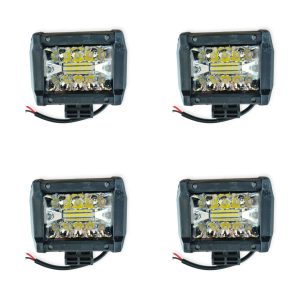 סט 4 פנסי עבודה לד LED