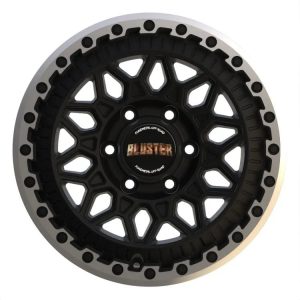 סט 4 ג'אנטים FONDMETAL קוטר 17 מרווח 6X139.7 דגם BLUSTER שחור כסוף