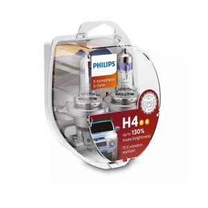 זוג נורות PHILIPS 130% X-tremeVision H4