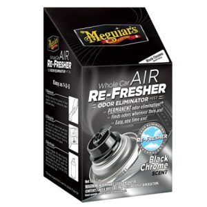 רימון מנטרל ריחות - "כרום שחור" - Meguiar's Whole Car Air Re-Fresher