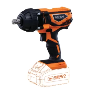 מפתח רטיטה נטען 18V KENDO – דרייב 1/2"