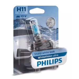 נורת PHILIPS WhiteVision Ultra H11  