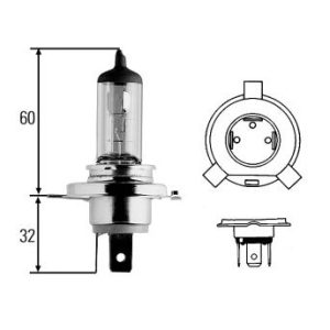 נורת הלוגן H4 לרכב