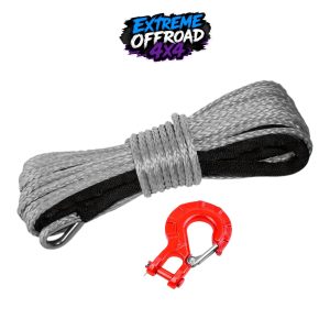 כבל סינתטי לכננת – 9.5 מ"מ × 26 מטר EXTREME OFFROAD