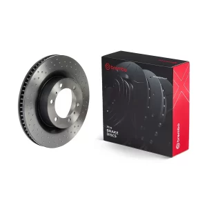 זוג צלחות בלם קדמיות - טויוטה לנד קרוזר 150 Brembo XTRA 09B6341X