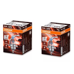 זוג נורות H4 - דגם OSRAM NIGHT BREAKER LASER