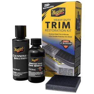 ערכה לחידוש והגנה על חלקי פלסטיק חיצוניים Meguiar’s Heavy Duty Trim Restoration Kit