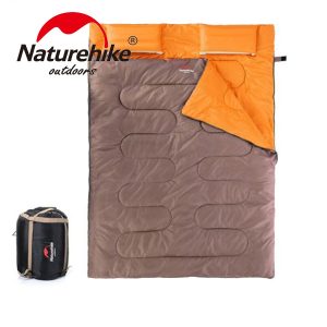 שק שינה זוגי NATUREHIKE DOUBLE עם 2 כריות